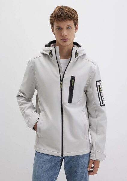 MAVİ KAPÜŞONLU CEKET ERKEK CEKET