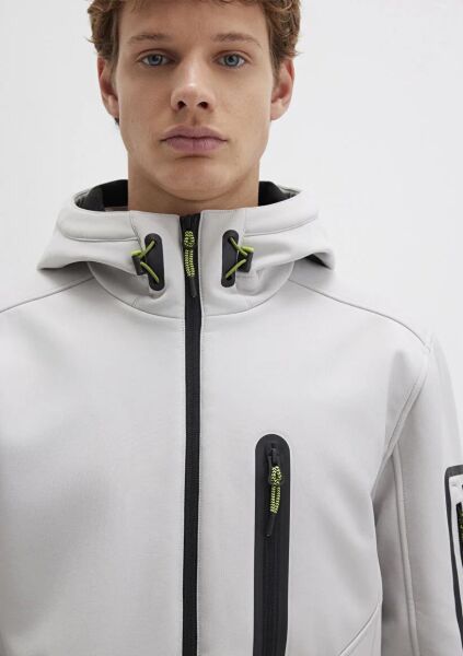 MAVİ KAPÜŞONLU CEKET ERKEK CEKET