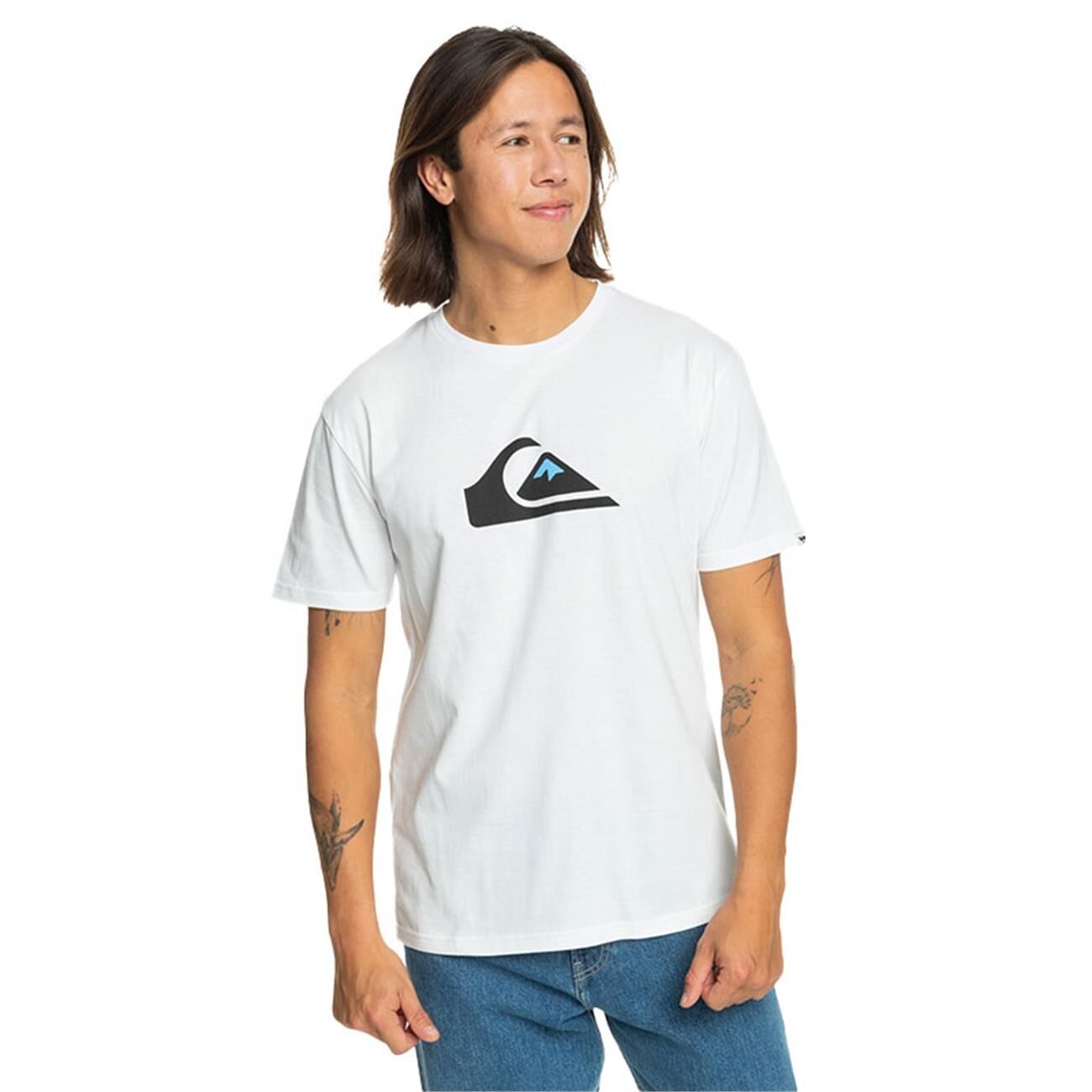 QUIKSILVER COMP LOGO SS ERKEK KISA KOL T-SHIRT