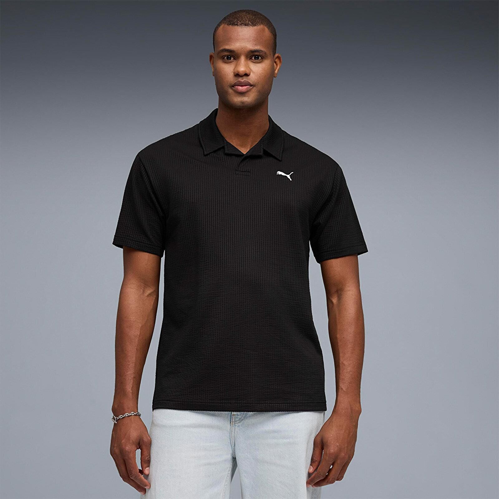 PUMA ESS ELEVATED MATERİAL POLO ERKEK POLO  T-SHIRT