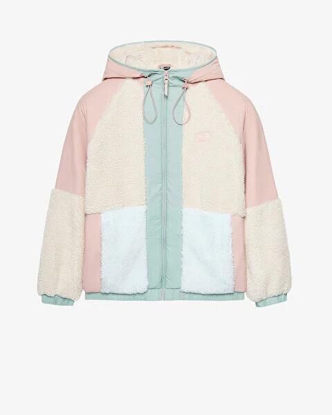 SKECHERS W OUTDOOR FLEECE FULL ZIP SHERPA KADIN CEKET