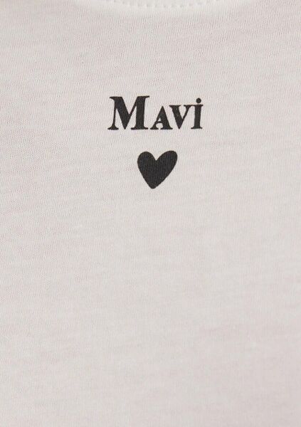 MAVİ BASKILI KADIN LOGO T-SHIRT