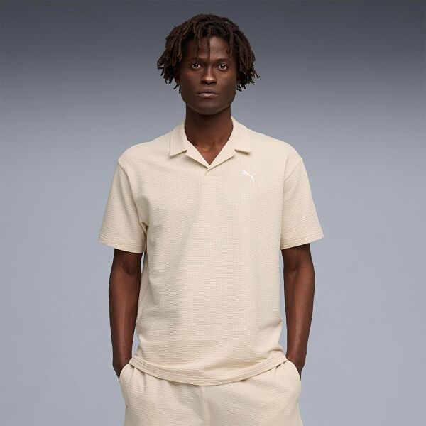PUMA ESS ELEVATED MATERİAL POLO ERKEK POLO  T-SHIRT