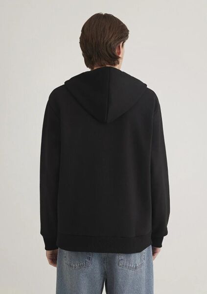 MAVİ FERMUARLI SWEATSHIRT ERKEK FERMUARLI HOODIE