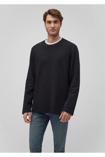 MAVİ UZUN KOL PENYE ERKEK UZUN KOL T-SHIRT