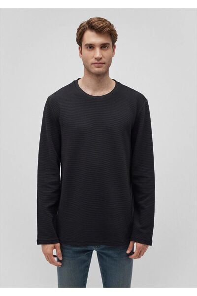 MAVİ UZUN KOL PENYE ERKEK UZUN KOL T-SHIRT