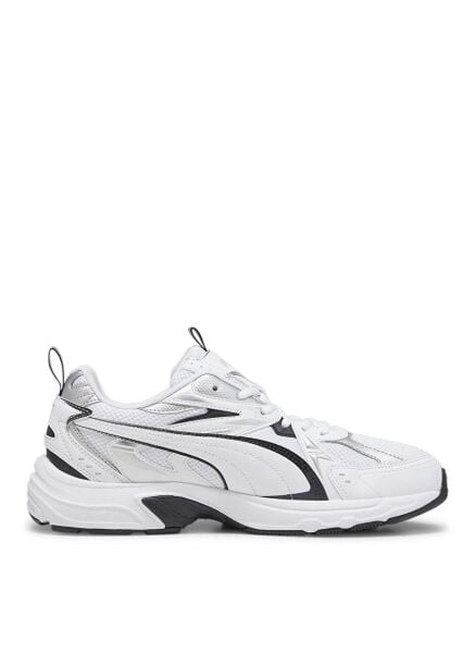 PUMA MİLENİO TECH PUMA WHİTE-PUMA BLACK-PUMA SİLVER UNISEX SNEAKER