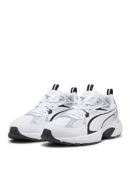 PUMA MİLENİO TECH PUMA WHİTE-PUMA BLACK-PUMA SİLVER UNISEX SNEAKER