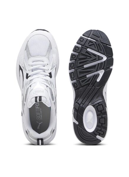 PUMA MİLENİO TECH PUMA WHİTE-PUMA BLACK-PUMA SİLVER UNISEX SNEAKER
