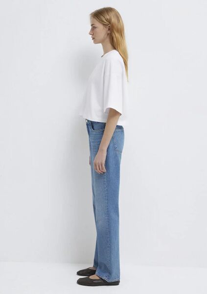 MAVİ CROP BASİC KADIN BASIC, SEMI BASIC