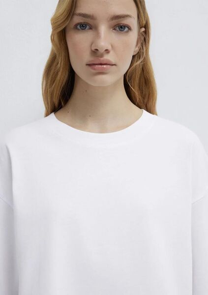 MAVİ CROP BASİC KADIN BASIC, SEMI BASIC