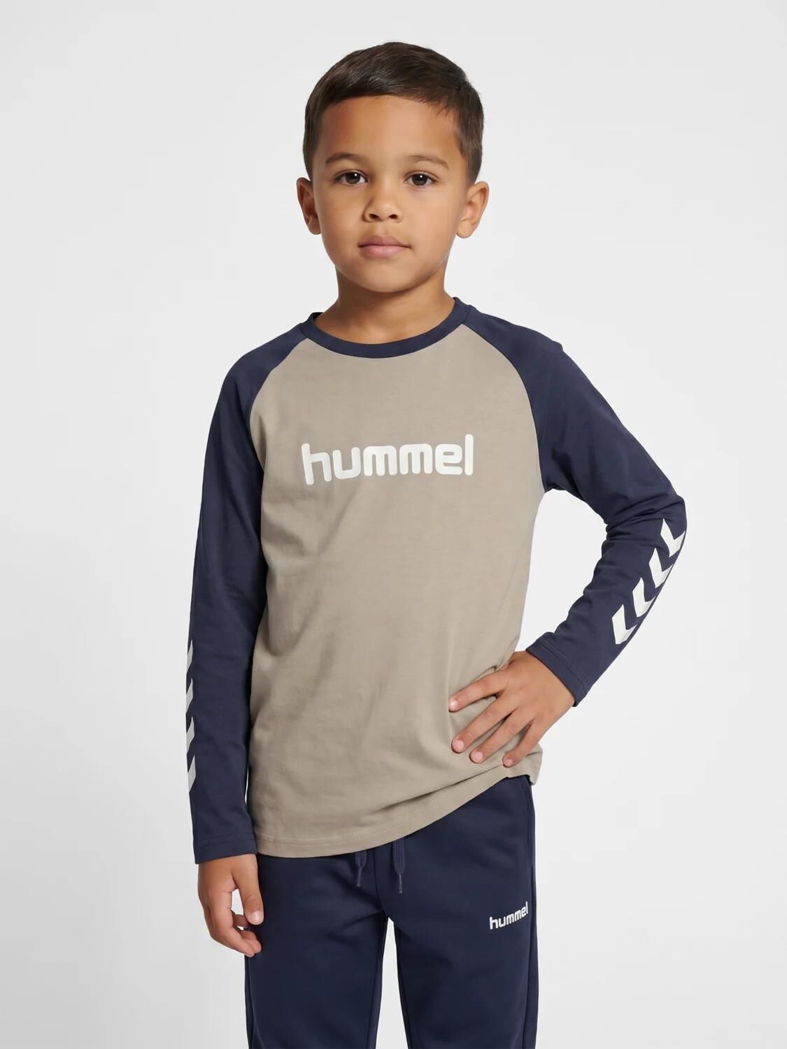 HUMMEL HMLJR LOGO T-SHIRT L/S ERKEK ÇOCUK UZUN KOL T-SHIRT