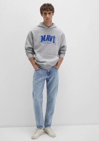 MAVİ ERKEK KAPÜŞONLU SWEATSHIRT