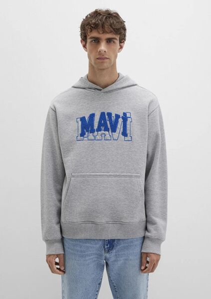 MAVİ ERKEK KAPÜŞONLU SWEATSHIRT