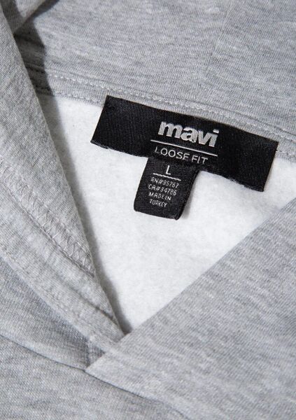 MAVİ ERKEK KAPÜŞONLU SWEATSHIRT