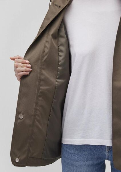 MAVİ KAPÜŞONLU CEKET KADIN CEKET