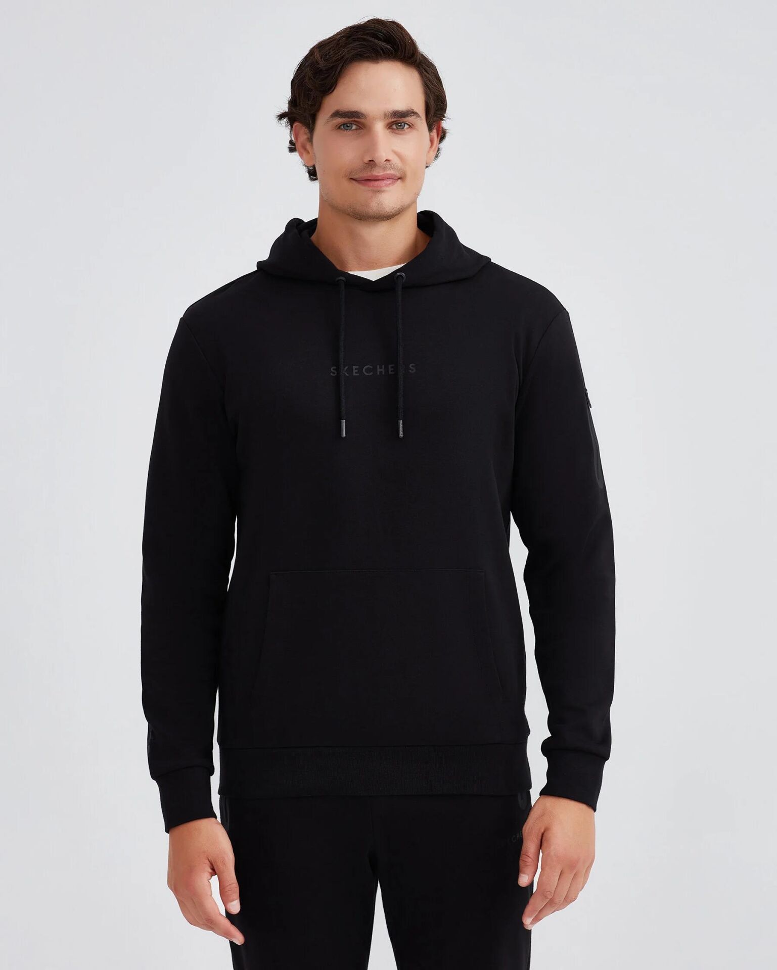 SKECHERS M 2XI-LOCK ARM ZIPPED HOODIE ERKEK HOODIE