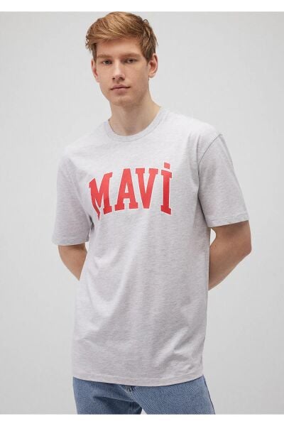 MAVİ MAVİ LOGO TİŞÖRT ERKEK LOGO T-SHIRT