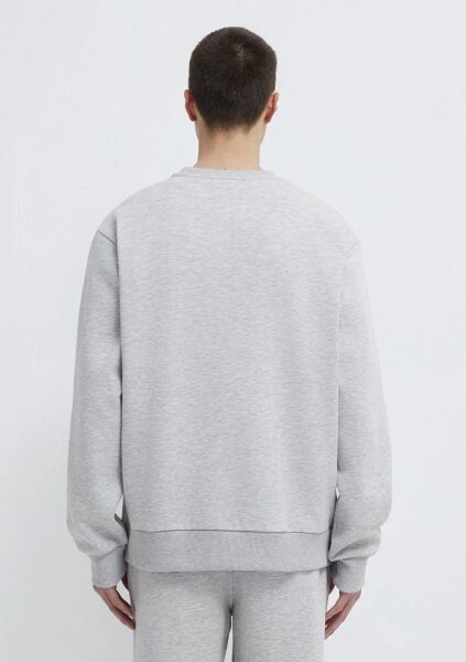 MAVİ BASKILI ERKEK 0 YAKA SWEATSHIRT