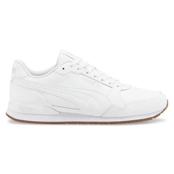 PUMA ST RUNNER V3 L PUMA WHITE-PUMA WHITE-GUM ERKEK MODA AYAKKABI