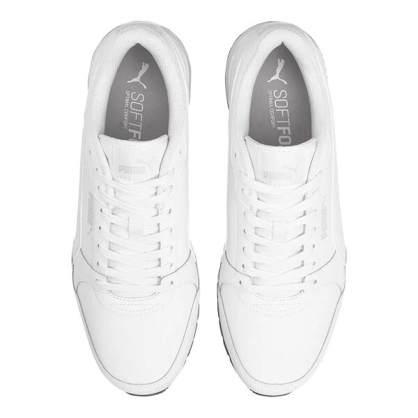 PUMA ST RUNNER V3 L PUMA WHITE-PUMA WHITE-GUM ERKEK SNEAKER