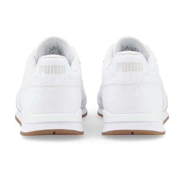 PUMA ST RUNNER V3 L PUMA WHITE-PUMA WHITE-GUM ERKEK SNEAKER
