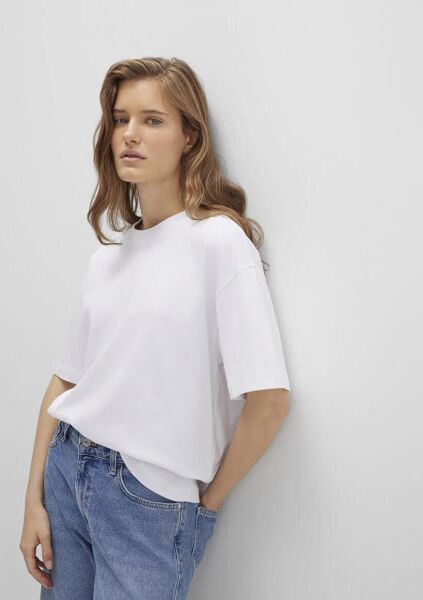 MAVİ M BASKILI KADIN LOGO T-SHIRT