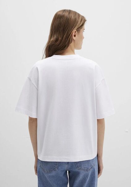 MAVİ M BASKILI KADIN LOGO T-SHIRT