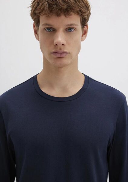 MAVİ UZUN KOL PENYE ERKEK BASIC, SEMI BASIC