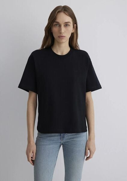 MAVİ M BASKILI TİŞÖRT KADIN LOGO T-SHIRT