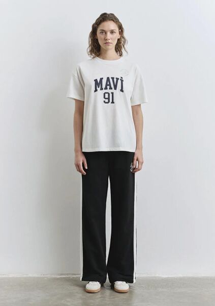 MAVİ LOGO TİŞÖRT KADIN LOGO TİŞÖRT