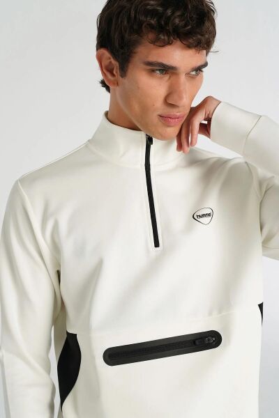 HUMMEL HMLLOTON ZIP NK SWEATSHIRT ERKEK FERMUARLI SWEATSHIRT
