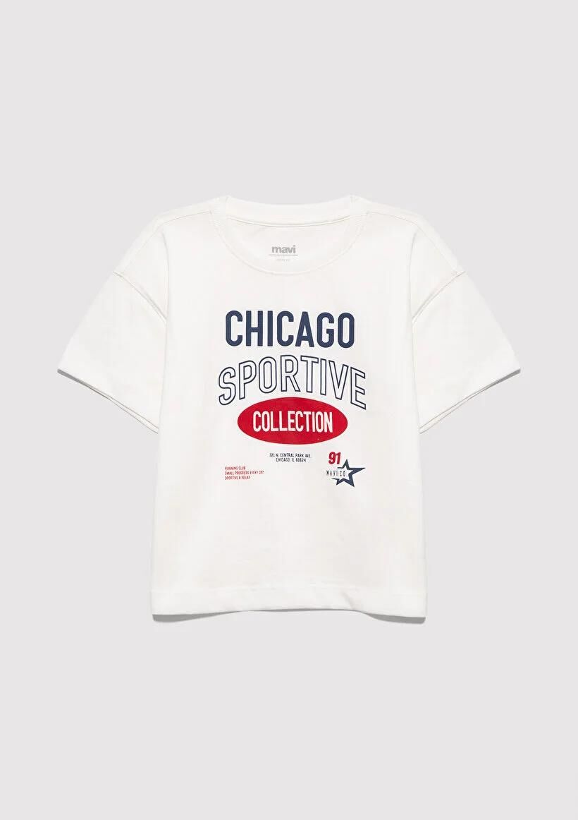 MAVİ CHICAGO SPORTIVE BASKILI KIZ ÇOCUK MODELLİ PENYE