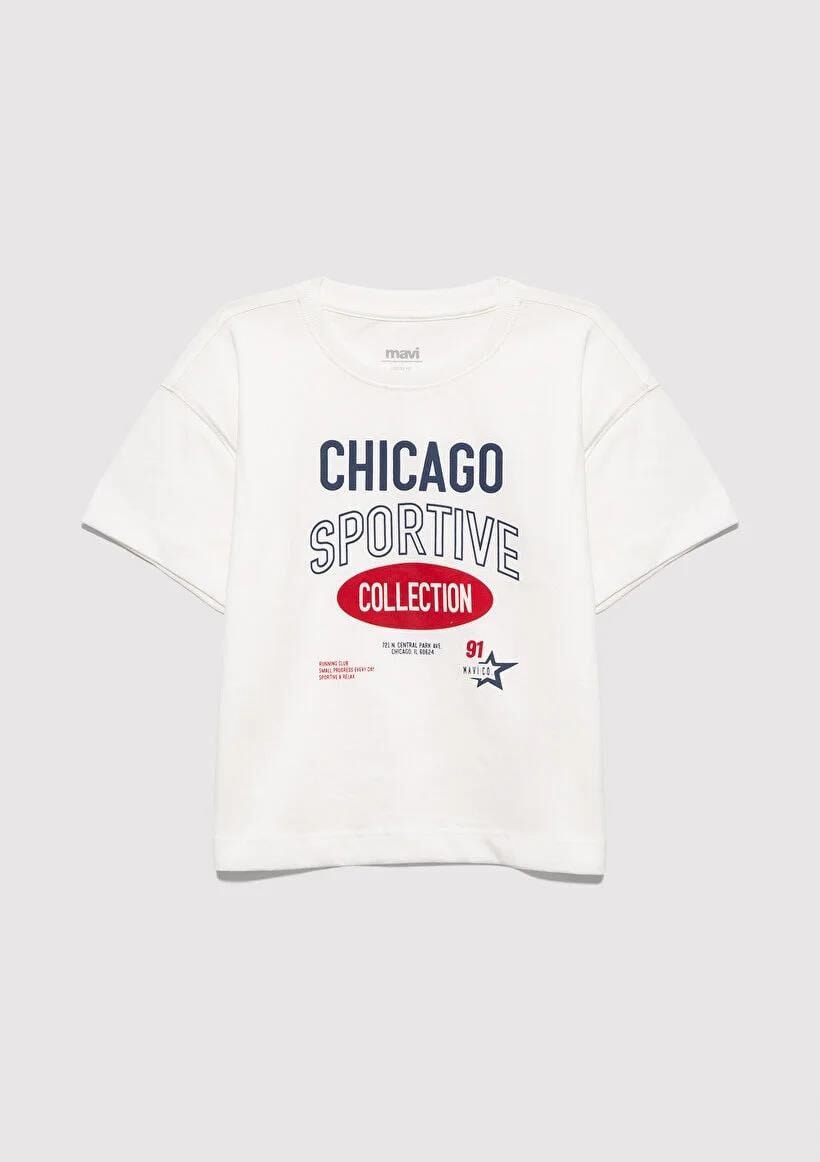 MAVİ CHICAGO SPORTIVE BASKILI KIZ ÇOCUK MODELLİ PENYE