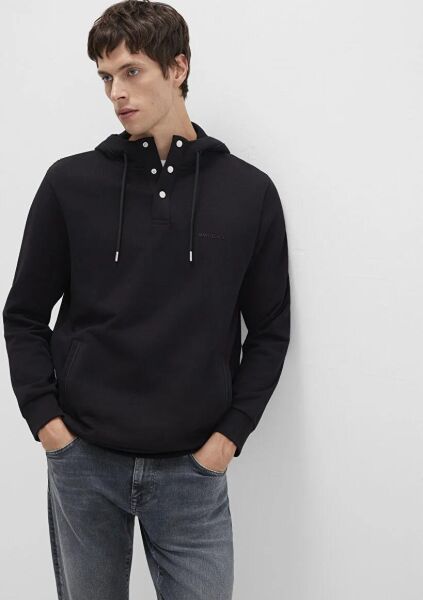 MAVİ ERKEK KAPÜŞONLU SWEATSHIRT