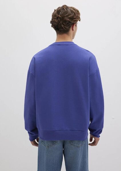 MAVİ BİSİKLET YAKA SWEATSHIRT ERKEK SWEATSHIRT