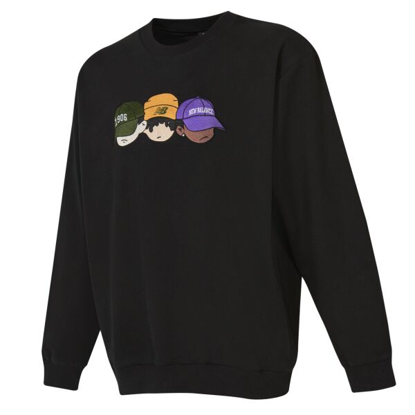 NEW BALANCE NB LIFESTYLE MEN SWEATSHIRT ERKEK 0 YAKA SWEATSHIRT