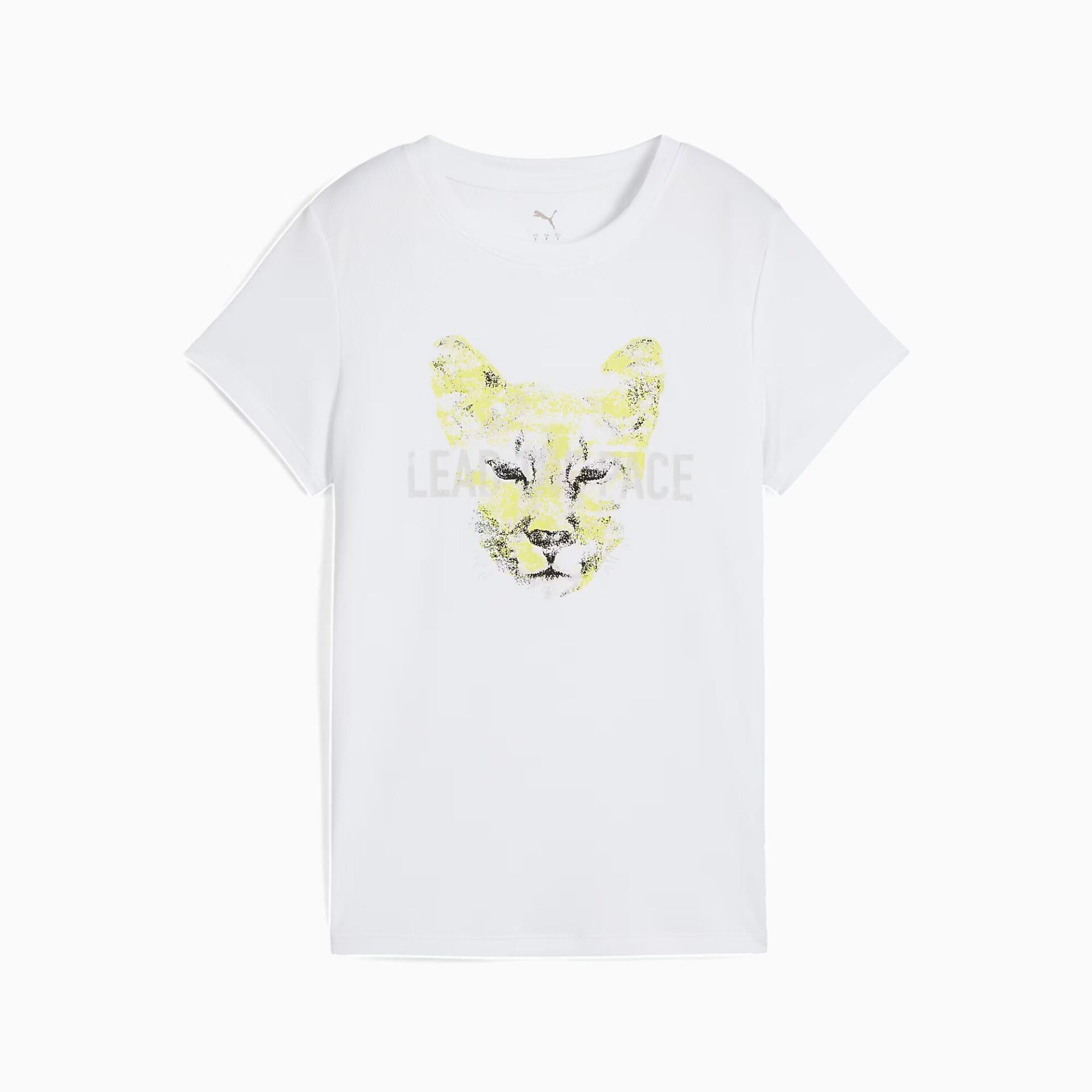 PUMA GRAPHICS RUNNING SLOGAN TEE KADIN KISA KOL T-SHIRT