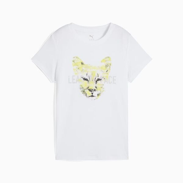 PUMA GRAPHICS RUNNING SLOGAN TEE KADIN KISA KOL T-SHIRT