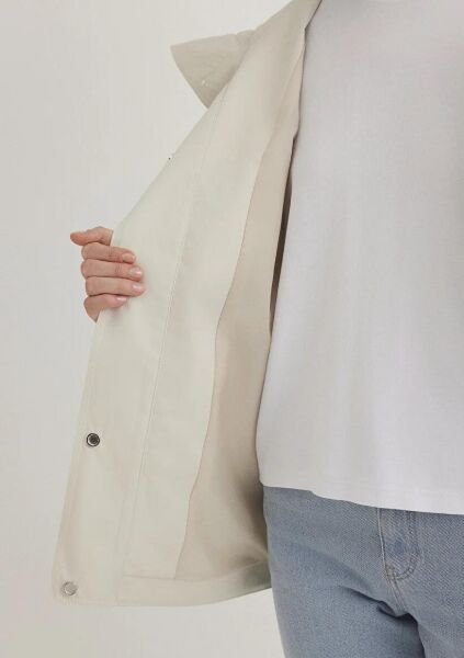 MAVİ KAPÜŞONLU CEKET KADIN CEKET