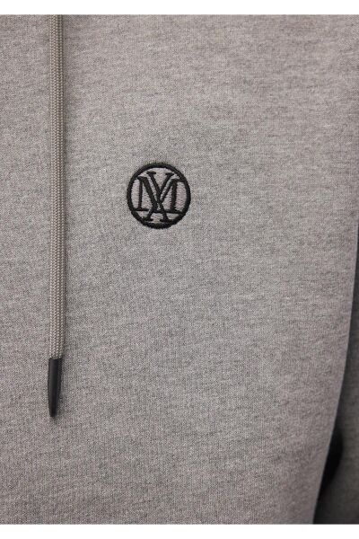 MAVİ FERMUARLI SWEATSHIRT ERKEK FERMUARLI HOODIE
