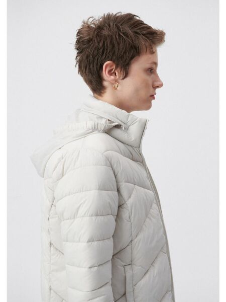 MAVİ DİK YAKA CEKET KADIN MONT