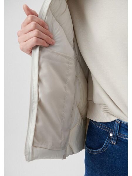 MAVİ DİK YAKA CEKET KADIN MONT