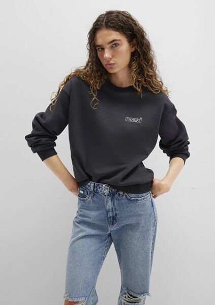 MAVİ UZUN KOLLU SWEATSHIRT KADIN SWEATSHIRT