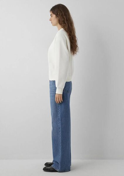 MAVİ KADIN YUVARLAK YAKA BASIC SWEATSHIRT