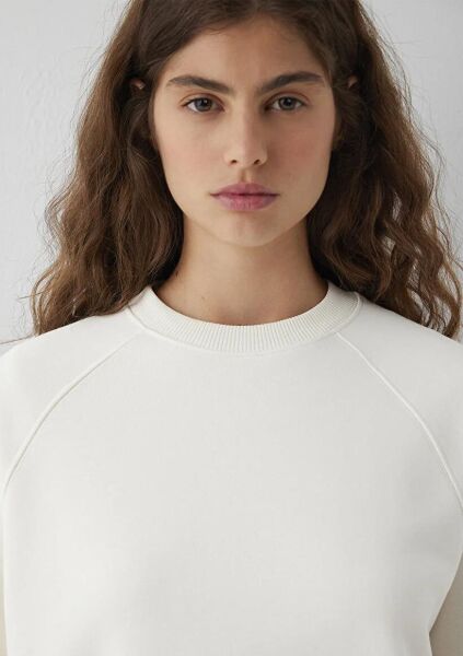 MAVİ KADIN YUVARLAK YAKA BASIC SWEATSHIRT
