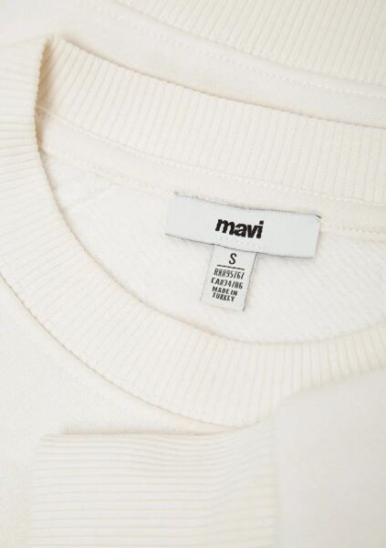 MAVİ KADIN YUVARLAK YAKA BASIC SWEATSHIRT
