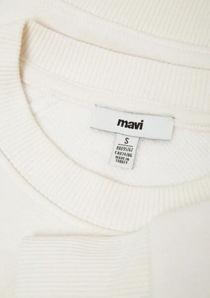 MAVİ KADIN YUVARLAK YAKA BASIC SWEATSHIRT