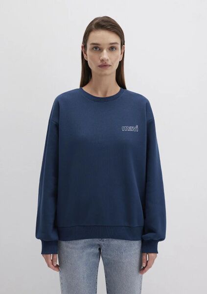 MAVİ UZUN KOLLU SWEATSHIRT KADIN SWEATSHIRT