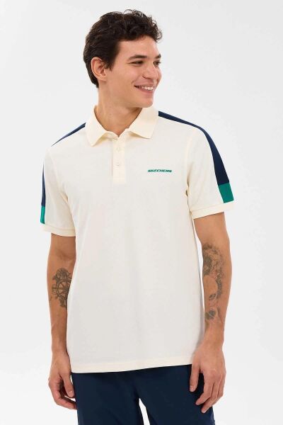 SKECHERS M COLOR BLOCK DETAİL POLO ERKEK KISA KOL T-SHIRT